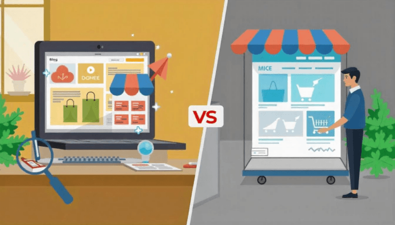 Site vitrine vs site e-commerce : lequel choisir pour votre entreprise ?