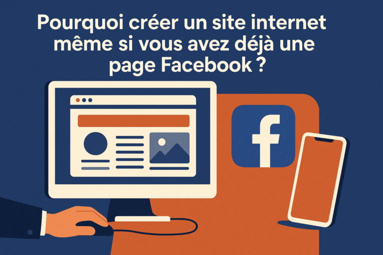 Pourquoi créer un site web même si vous avez déjà une page Facebook ?