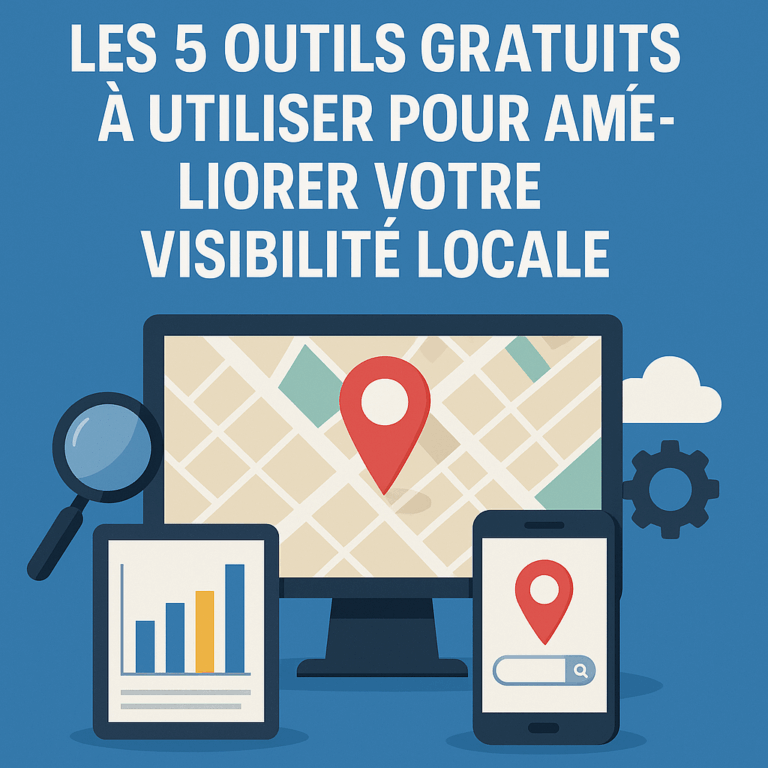Les 5 outils gratuits à utiliser pour améliorer votre visibilité locale