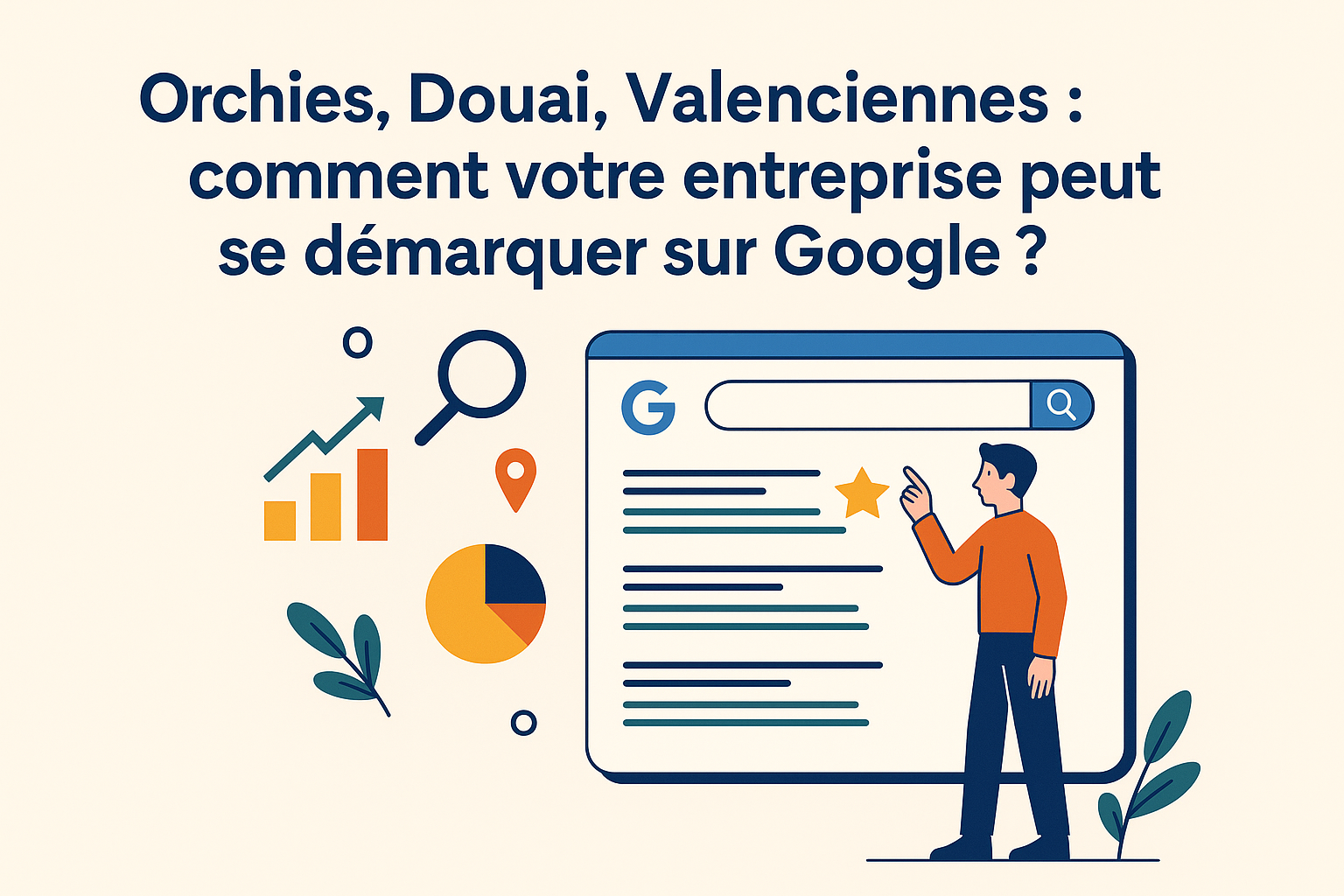 Orchies, Douai, Valenciennes : 5 leviers pour faire briller votre entreprise sur Google